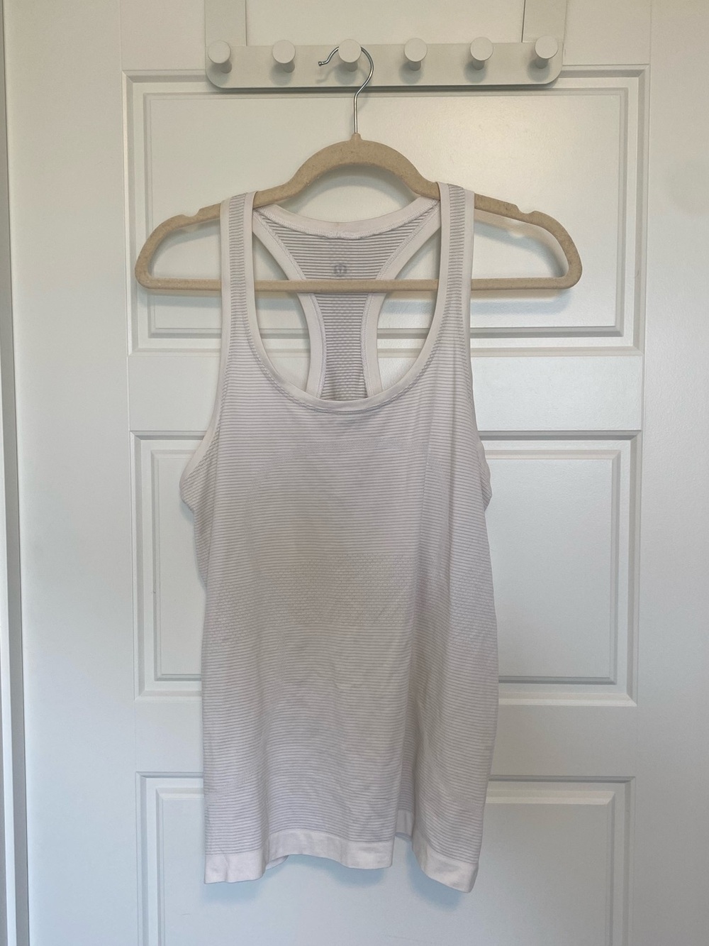 lululemon athletica White Racerback Tank Top